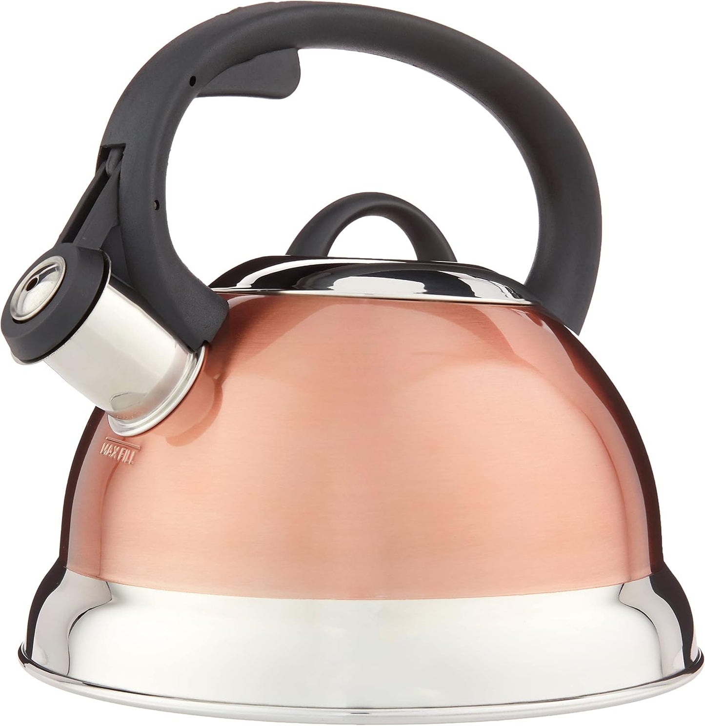 Mr. Coffee 1.75 QT Whistling Tea Kettle - Copper