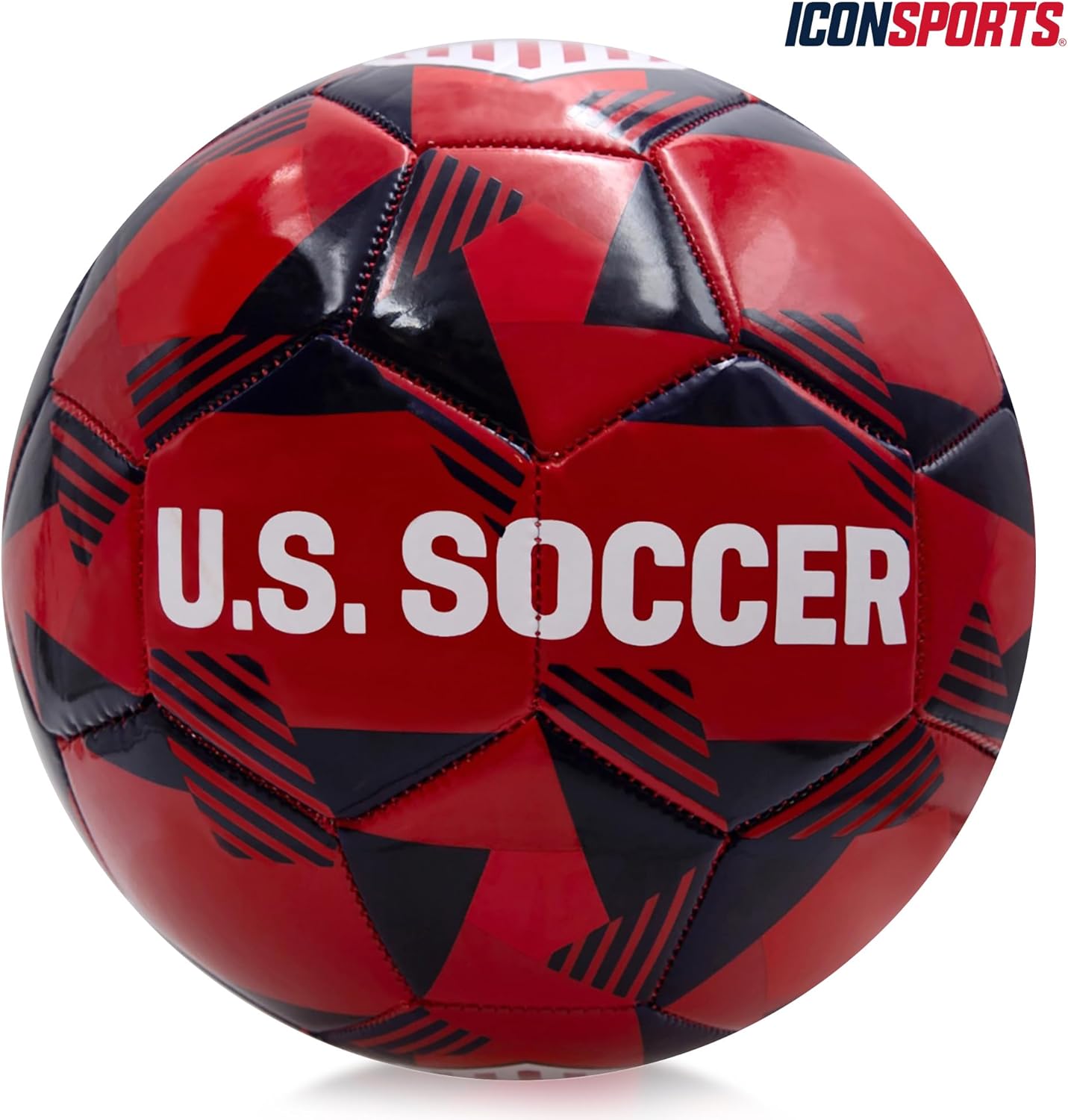 Icon Sports Official Licensed U.S. Soccer Federation Size 5 Official Regulation Sized Soccer Ball