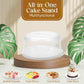 Portable Cake Carrier - White