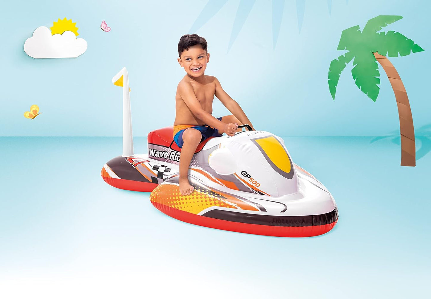 INTEX Wave Rider Ride-On Pool Toy For Kids (Age 3+)