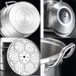 60cm Stainless Steel Steamer with Rack for Tamales