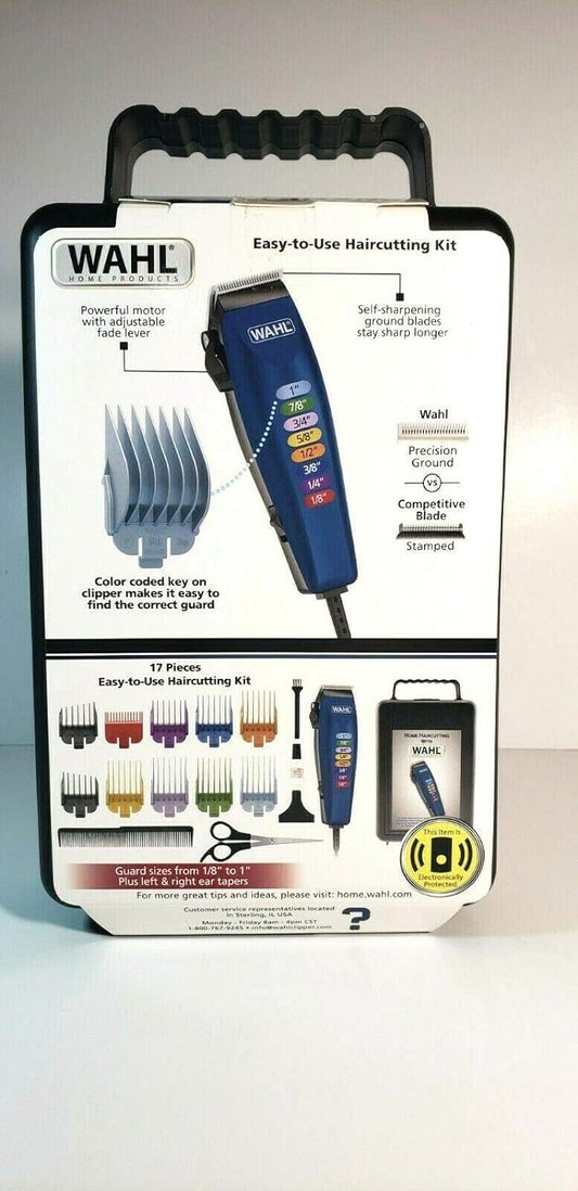 17 PC Wahl Color Code Home Haircutting Kit