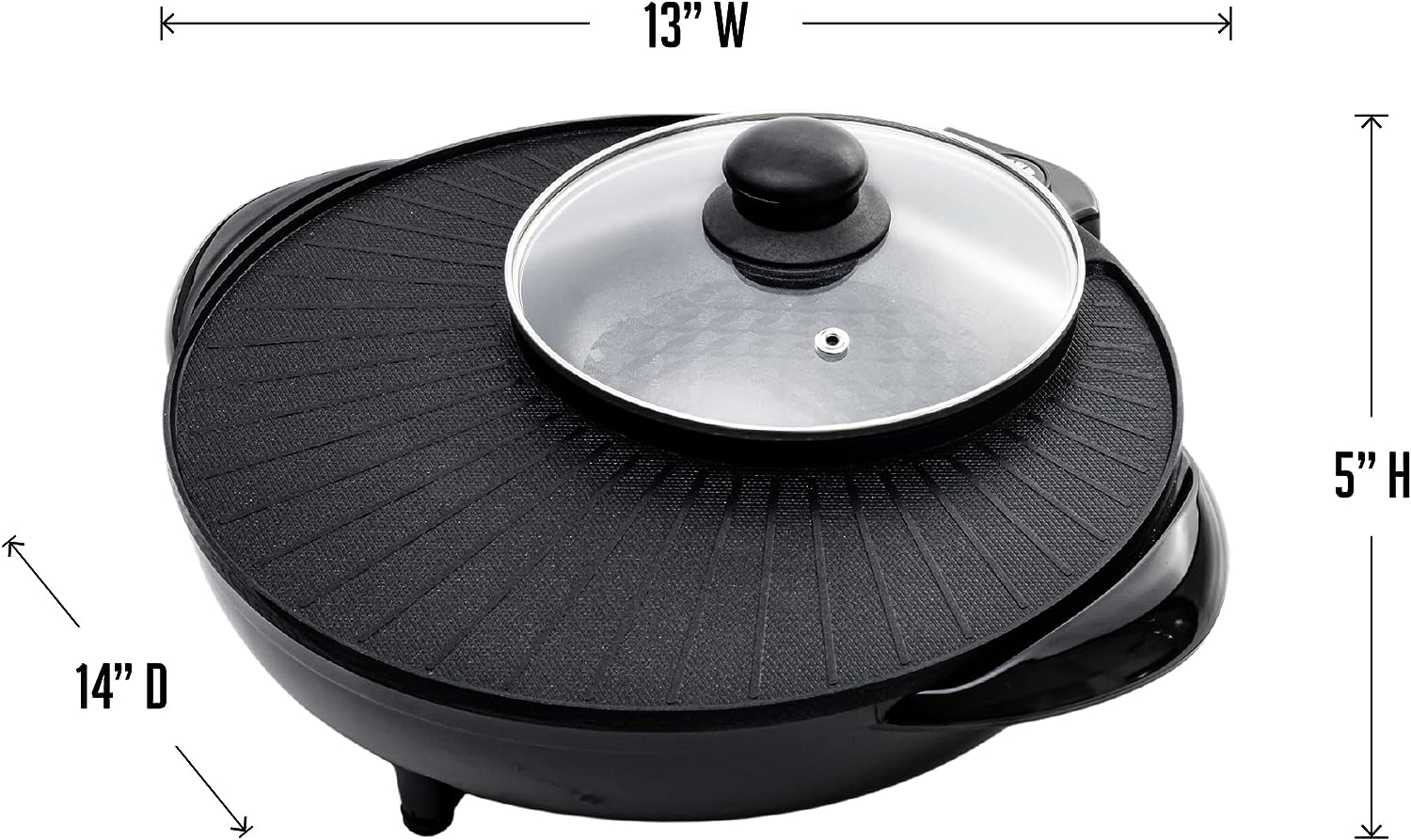 Multifunction Electric Grill Hot Pot