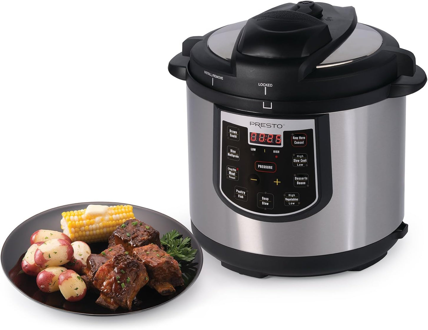 Presto 6 QT Programmable Electric Pressure Cooker Plus