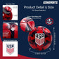 Icon Sports Official Licensed U.S. Soccer Federation Size 5 Official Regulation Sized Soccer Ball