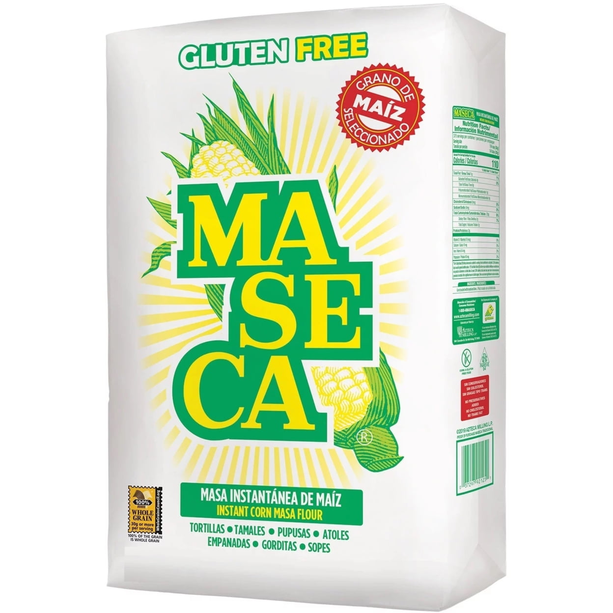 4 lbs Maseca Gluten Free Instant Corn Masa Flour