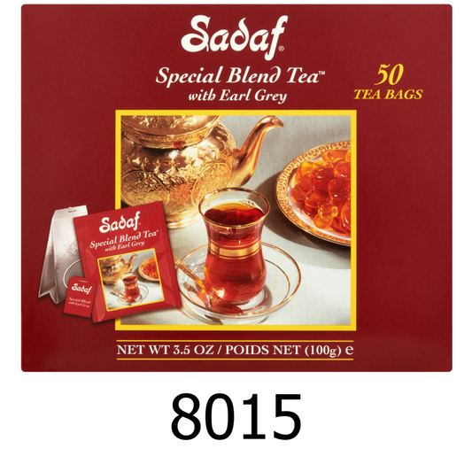 50 Tea Bags Sadaf Special Blend Tea with Earl Grey