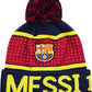 Icon Sports Messi / FC Barcelona Standard Unisex Pom Beanie