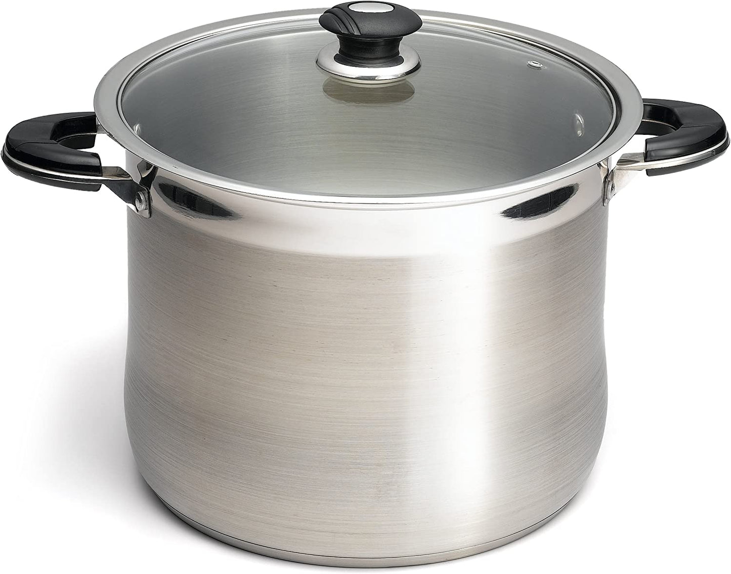 30 QT Stainless Steel 18/10 Induction Stock Pot (Free Gift 1 Knife Set)