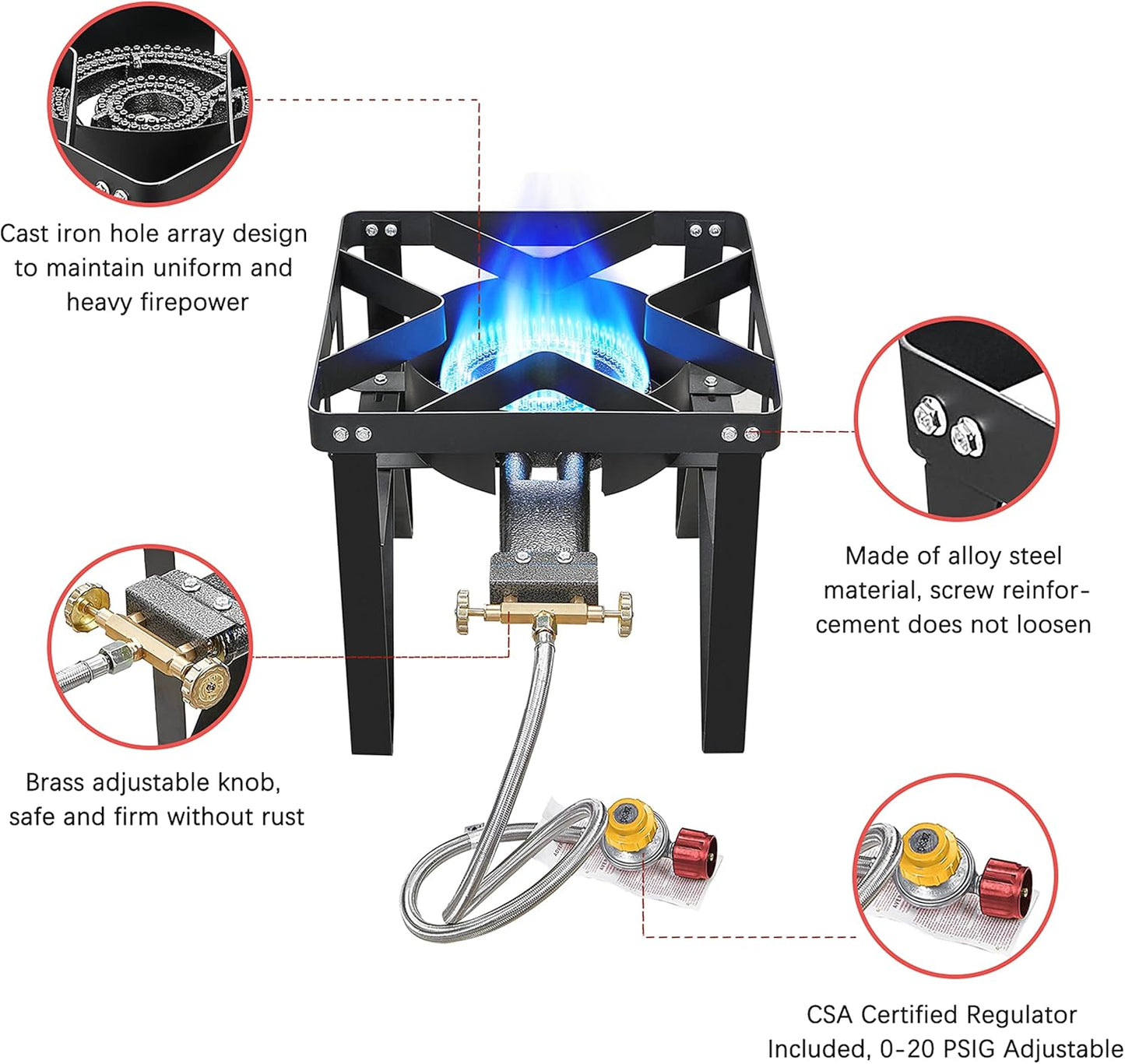 24" Outdoor Propane Gas