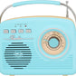 Supersonic Retro Portable Bluetooth Speaker with Vintage Vibes