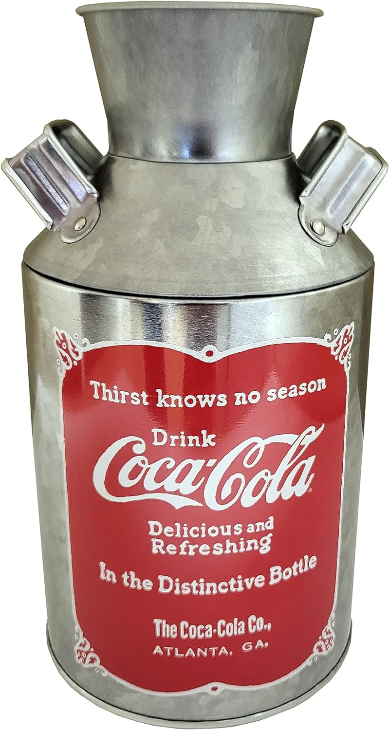 The Tin Box Company Coke Replica Milk Can R B Import