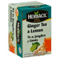 Herbacil Ginger Tea & Lemon - 25 Tea Bags