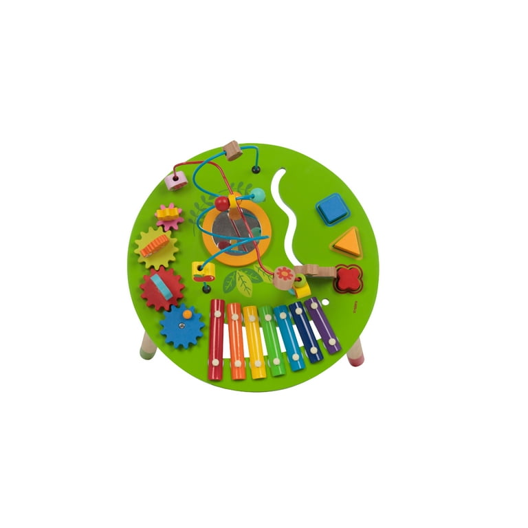 TOYSTERS Wooden Activity Table for Toddlers