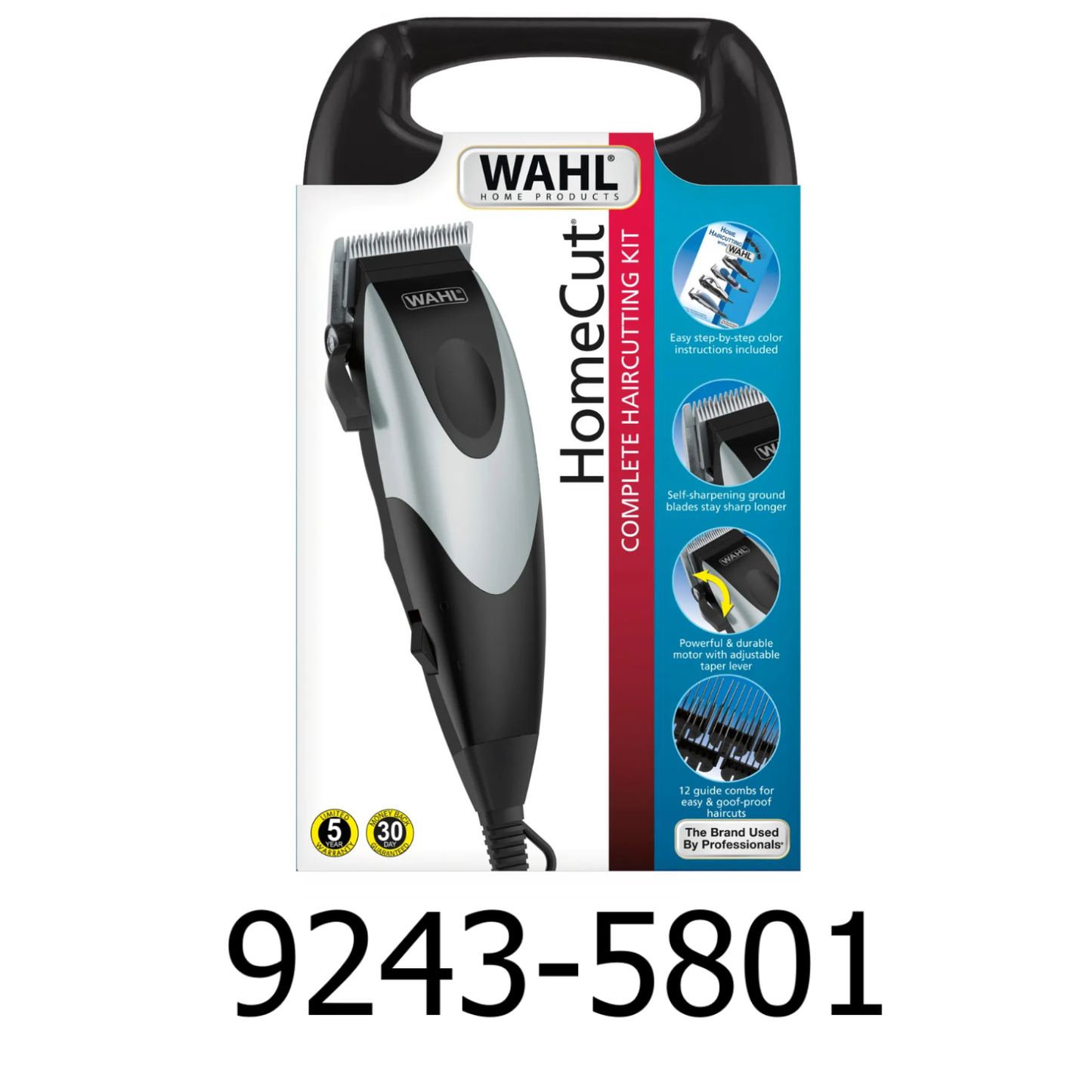 20 PC Wahl SURE Cut Home Haircutting Kit