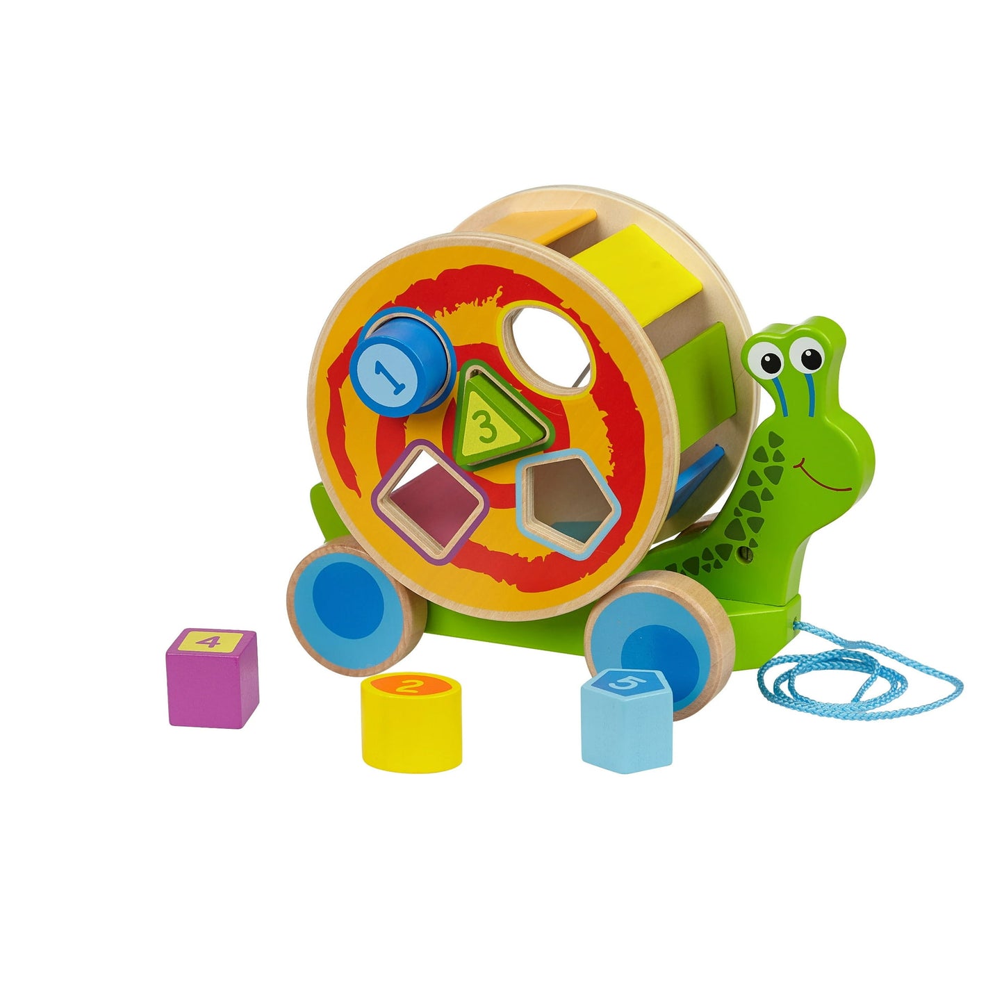 Toyster's Pull Along Snail Puzzle Walking Toy