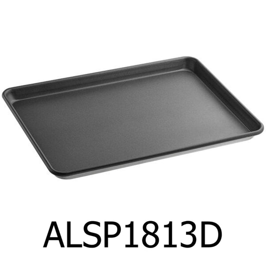 18" x 13" Aluminum Half Size Non-Stick Sheet Pan, 18 Gauge