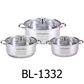 6 PC Stainless Steel Cookware Set