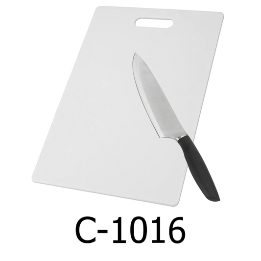 10" x 16" PE Cutting Board & 8" Chef Knife