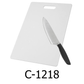 12" x 18" PE Cutting Board & 8" Chef Knife