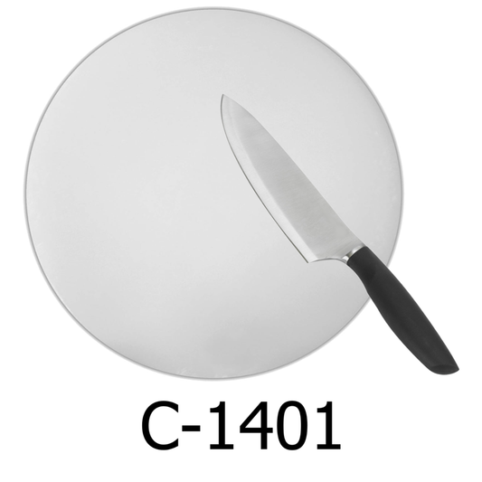 14" PE Round Cutting Board & 8" Chef Knife