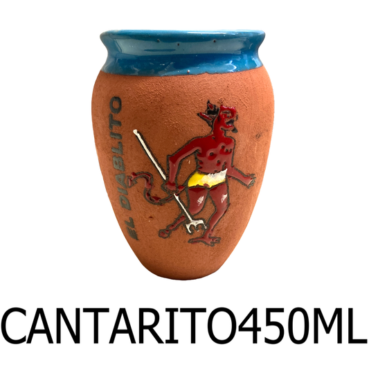 Devil El Diablito Handmade Clay Jar