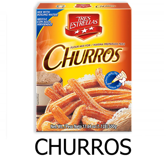 17.6 Oz Tres Estrellas Churros Flour Mix