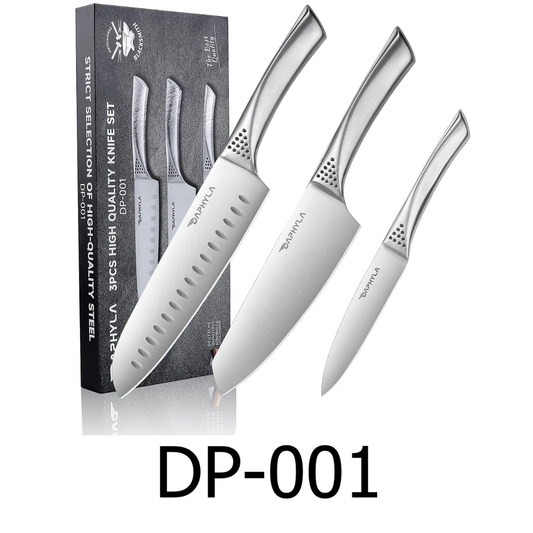 3 PC Daphyla Stainless Steel Kitchen Knife Set