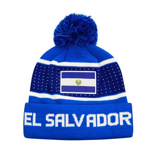 Icon Sports El Salvador Standard Unisex Pom Beanie