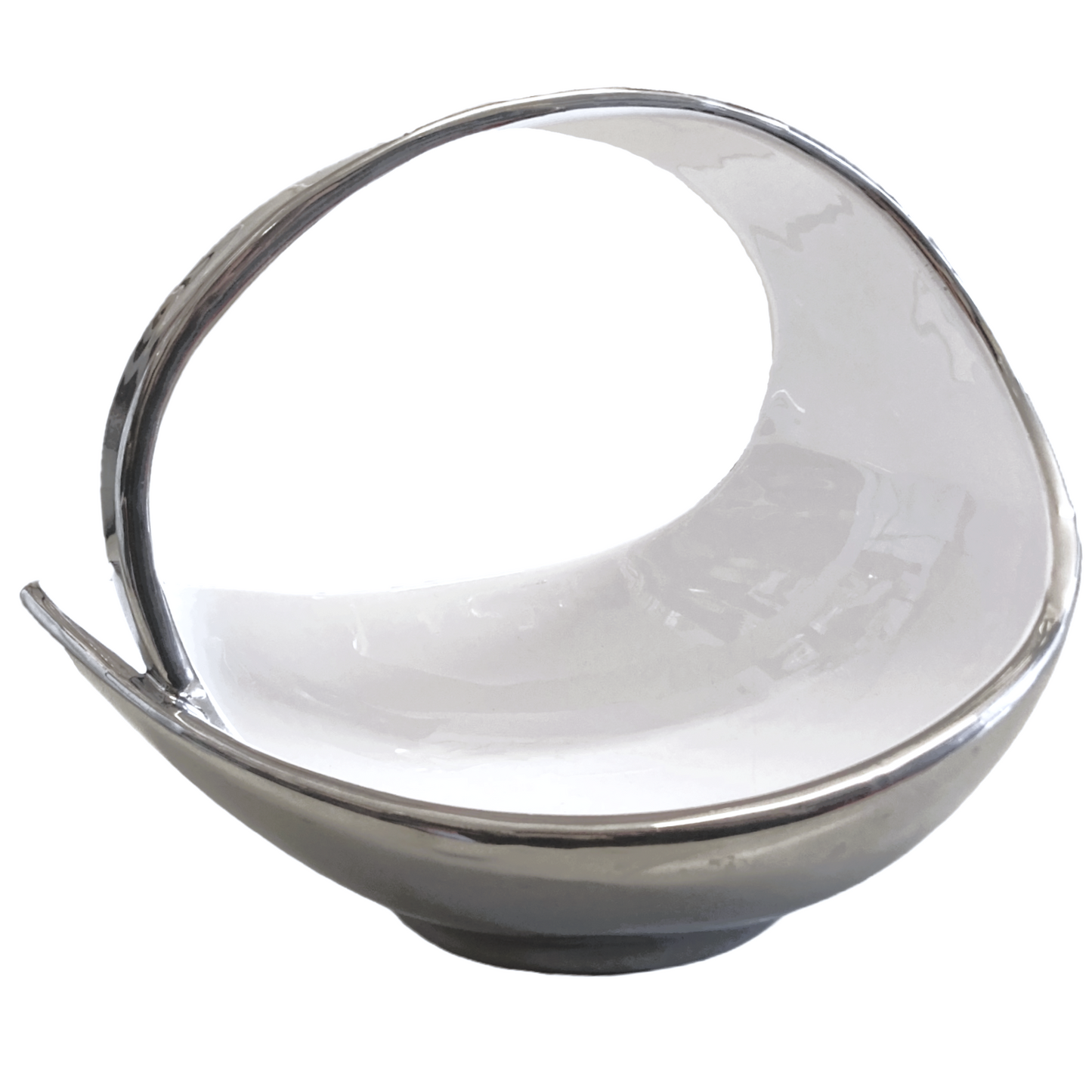 Small Silver Plated Decorative Bowl