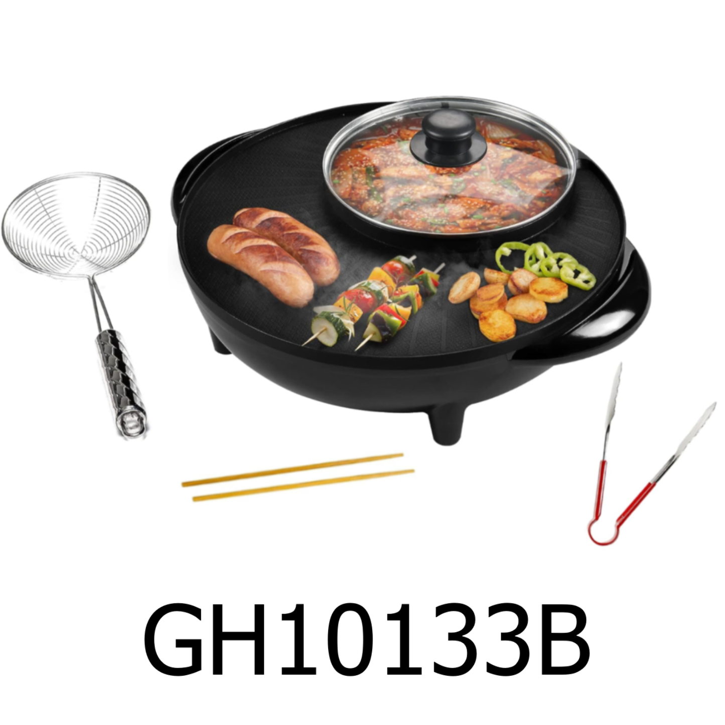 Smokeless BBQ Multi-Functional Electric Barbeque Grill for Family Party -  China Electric Barbeque Grill and Home Appliance price