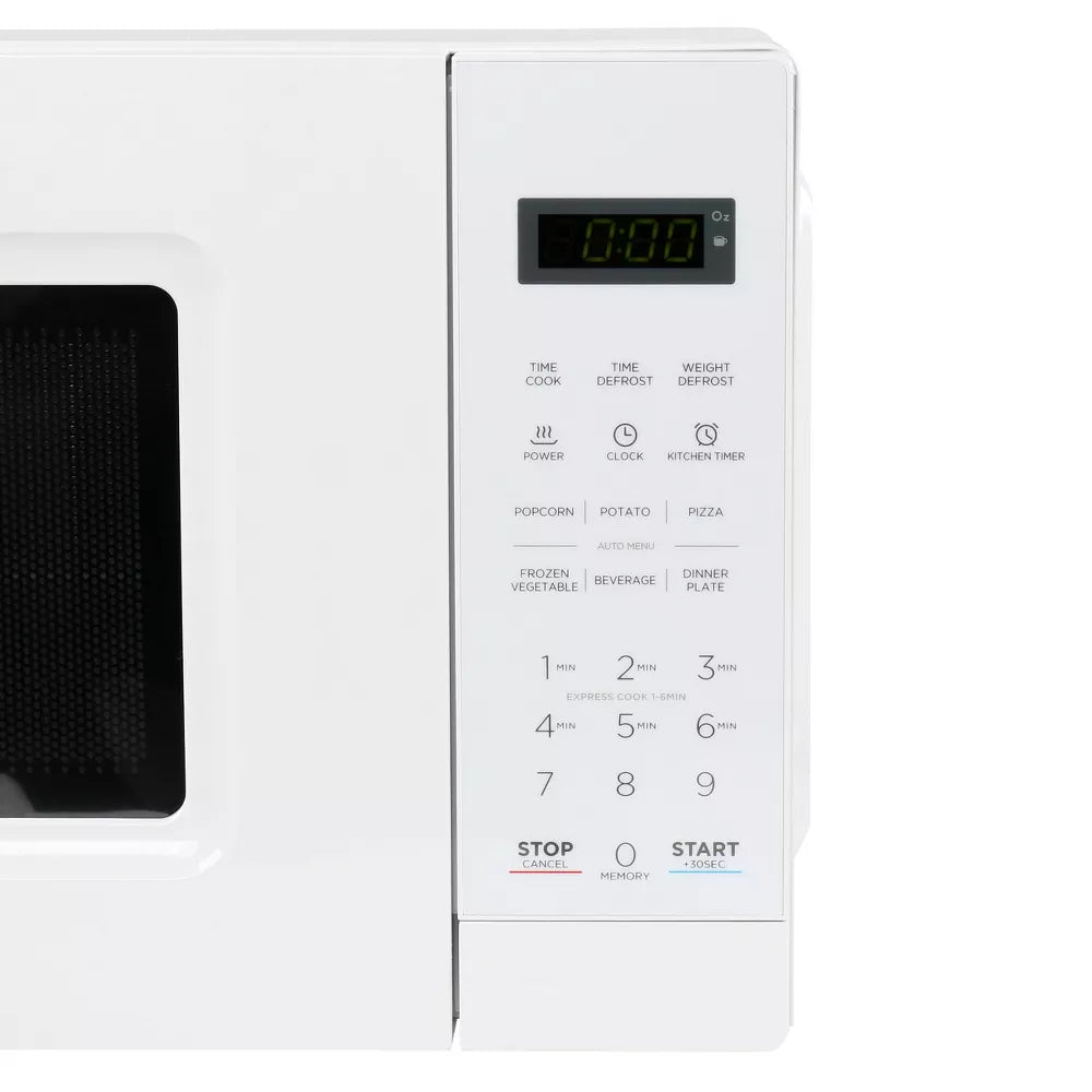 Black+Decker 0.7 Cu Ft White LED Digital Microwave Oven