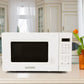 Black+Decker 0.7 Cu Ft White LED Digital Microwave Oven