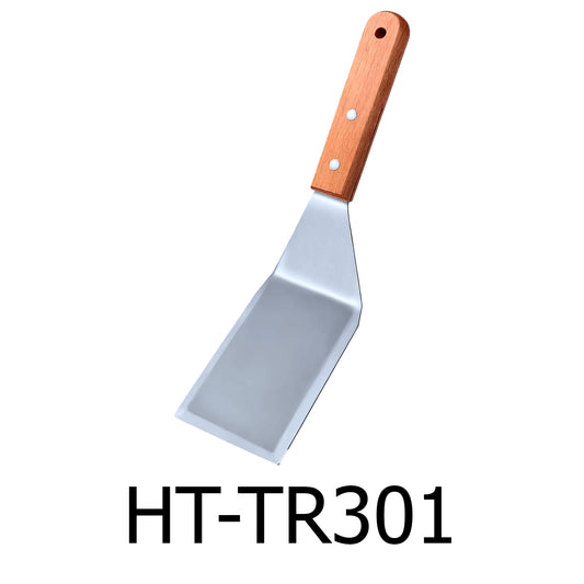 Hamburger Turner Spatula with Wooden Handle