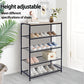 5-Tier Shoe Rack, All-Metal Shoe Tower, Shoe Storage Shelf