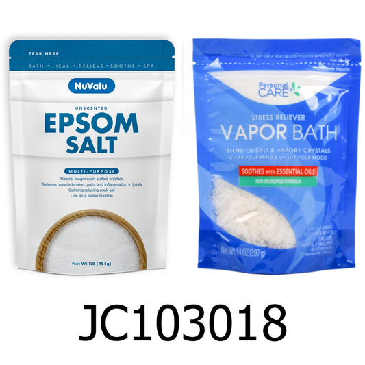 Epsom Salt Unscented & Vapor Bath