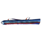 5.25 ft Blue-Red Stripe Beach Umbrella