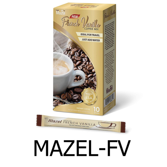 Cafe Mazel French Vanilla Instant Coffee Mix (10 Sticks)