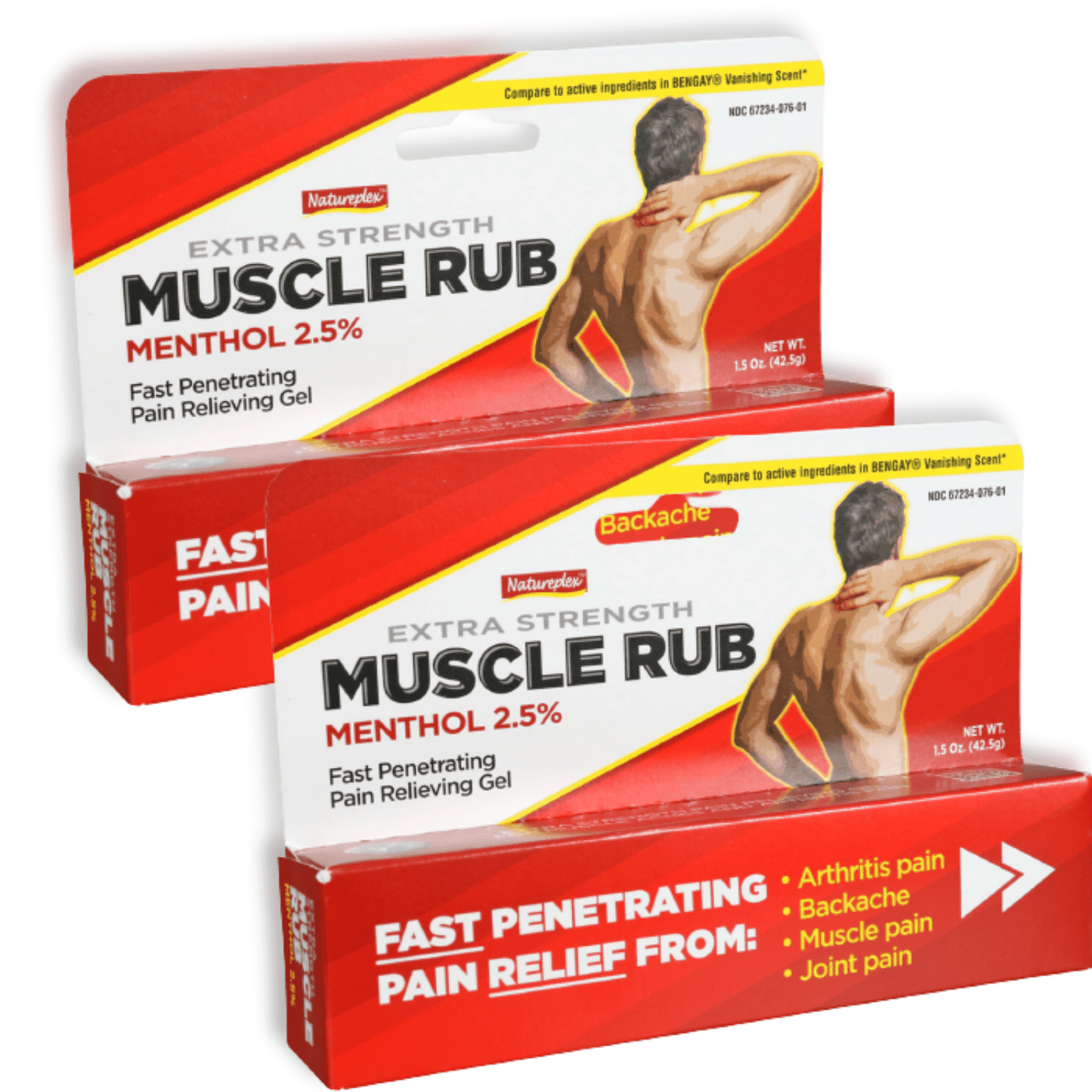 2 PC Muscle Rub 1.5oz