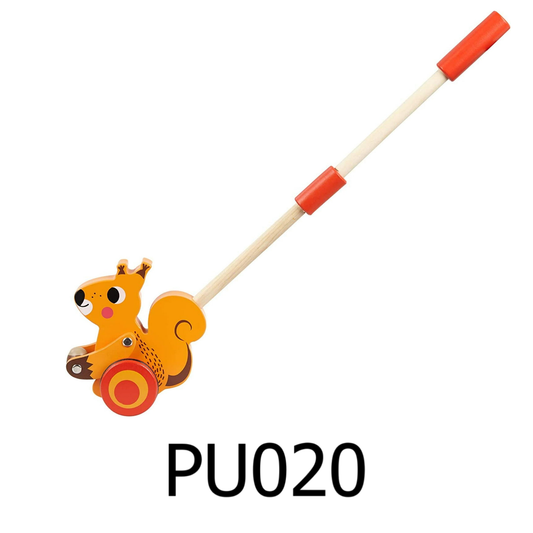 Toyster's Push Along Toddler Walking Squirrel