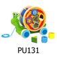 Toyster's Pull Along Snail Puzzle Walking Toy