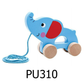 Elephant Pull Along Toy