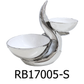 Small 2 Tier Silver Plated Decorative Bowl