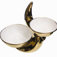 Large 2 Tier Gold Plated Decorative Bowl