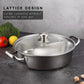 Mega Cook Germany Stainless Steel Shabu Pot with Divider