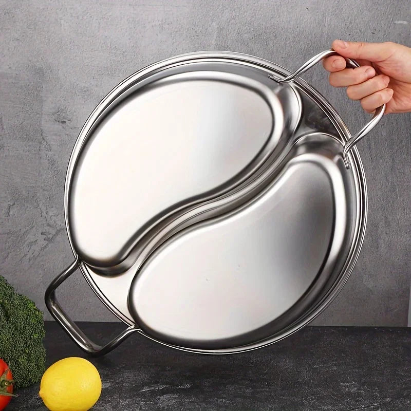 Mega Cook Germany Stainless Steel Shabu Pot with Divider