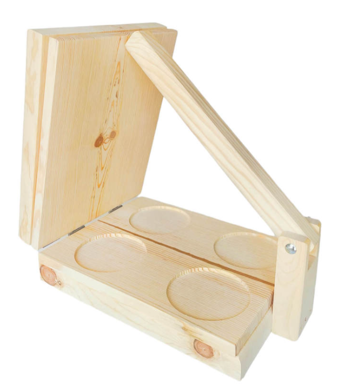 Mega 3-in-1 Wooden Tortilla Press with 4 Sopes