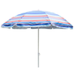 5.25 ft Blue-Red Stripe Beach Umbrella