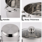 10 PC Stainless Steel Stockpot Set