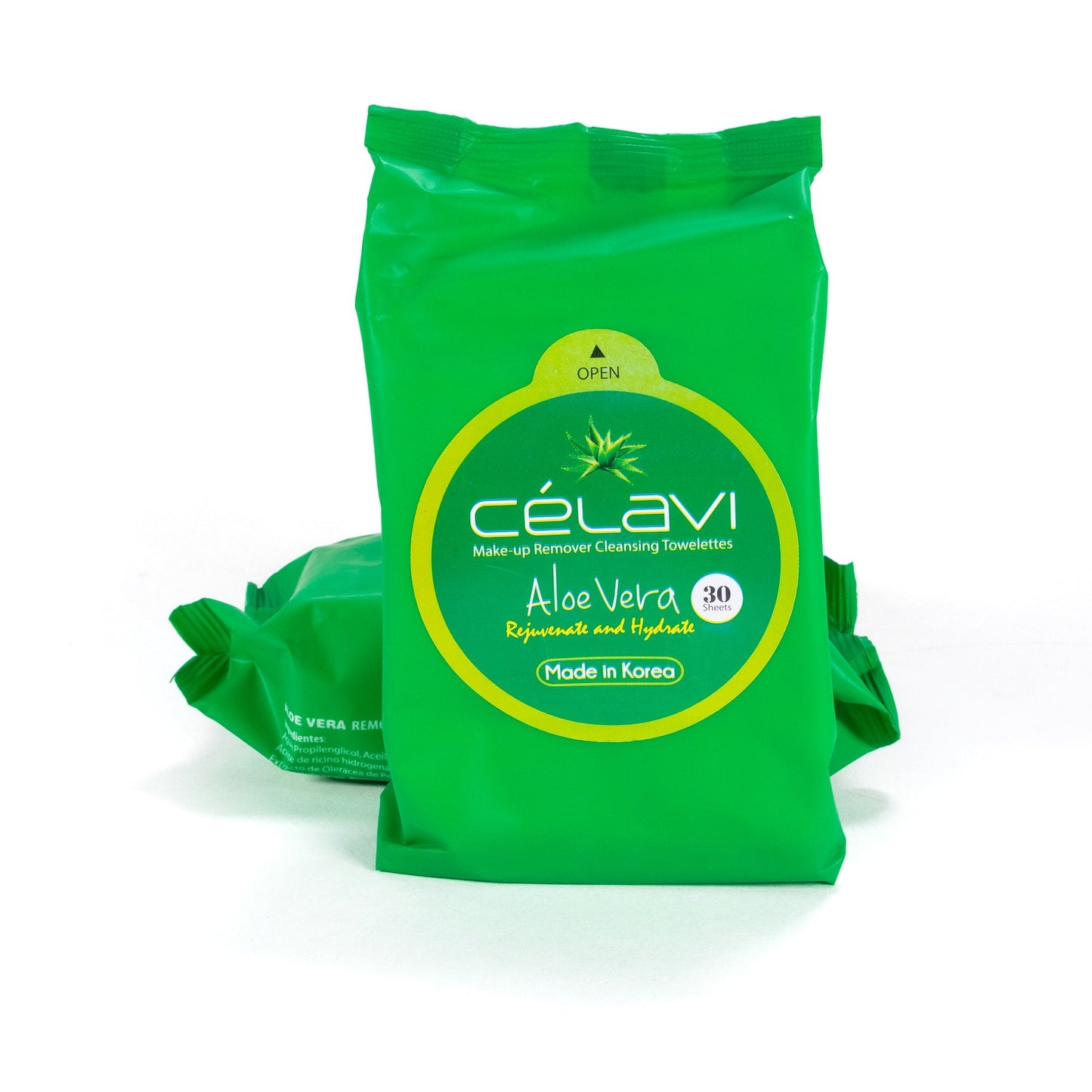 Celavi Aloe Vera Makeup Remover Cleansing Wipes (Pack of 2)